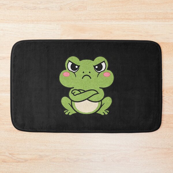 Item preview, Kawaii Angry Frog Cute Cartoon Animal | Funny Attitude Frog Design designed and sold by ColorSplash123.