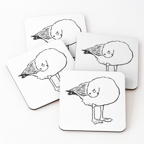 Item preview, Minimal Seagull Line Art designed and sold by SeagullArt.