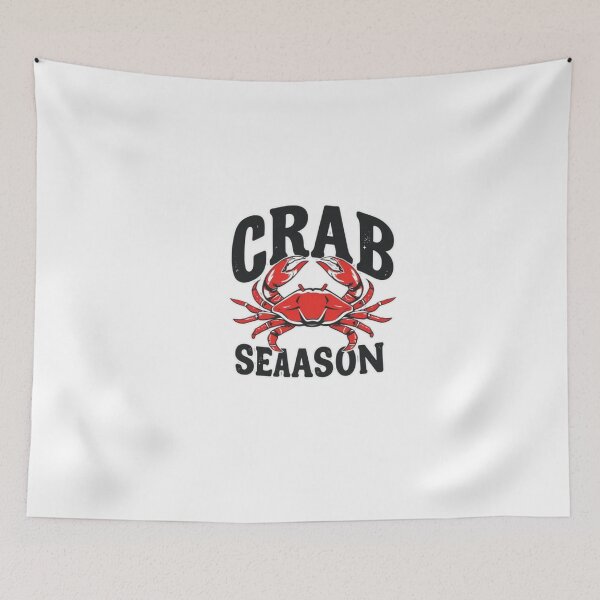 Item preview, Crab Season Crab Sea Food designed and sold by Thread&Fable.