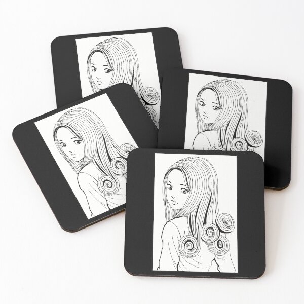Item preview, Spiral Hair Horror Manga Girl designed and sold by AuroraFoxxInk.