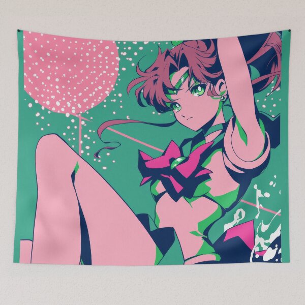 Artikelvorschau, Sailor Jupiter Bösewicht entworfen und verkauft von AnimeArsenalPrints.