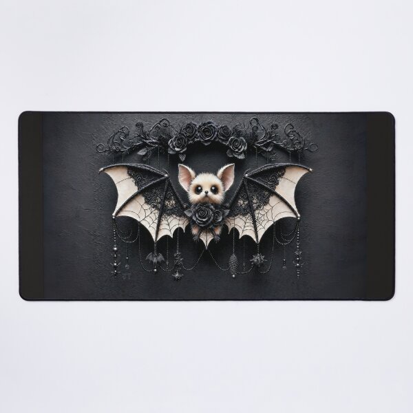 Item preview, Cute Bat with Black Roses designed and sold by JacquiTaylorArt.