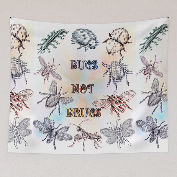 Item preview, Bugs Not Drugs - Colorful designed and sold by Craftonmegan.