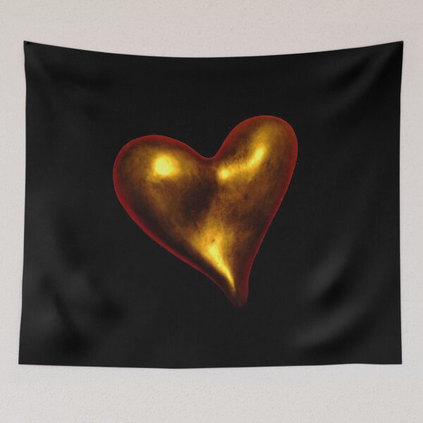 Item preview, Black and Gold Heart designed and sold by rufpeg.