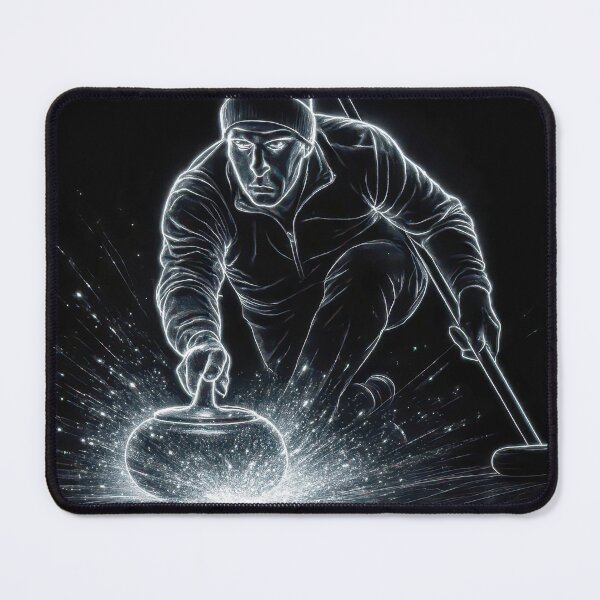 Item preview, Neon Curling Sport with Dynamic Motion designed and sold by Maria Dryfhout.