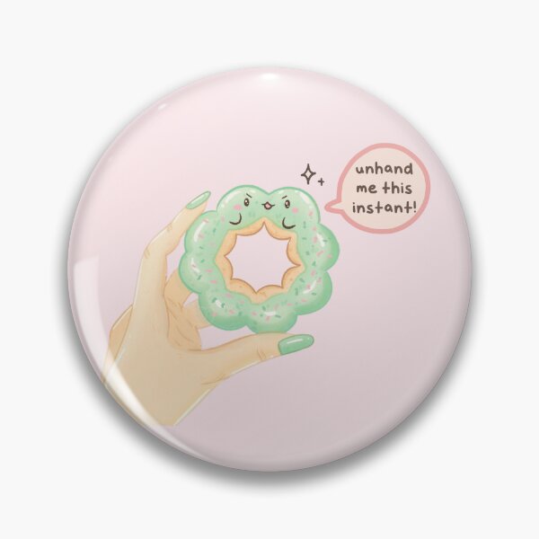 Item preview, Unhand Me This Instant - Cute Silly Angry Donut designed and sold by ShyHomebodyClub.