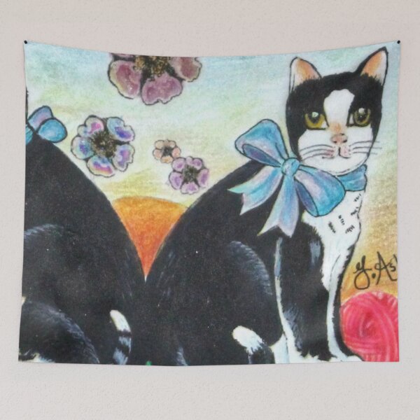 Item preview, Mother and her kitten designed and sold by Ginette Ash.