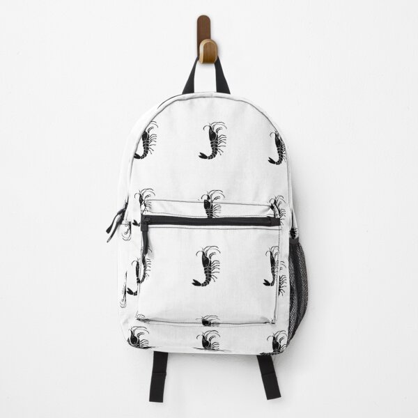 Item preview, Black Ink Shrimp Minimalist Marine Art designed and sold by Theselinara.