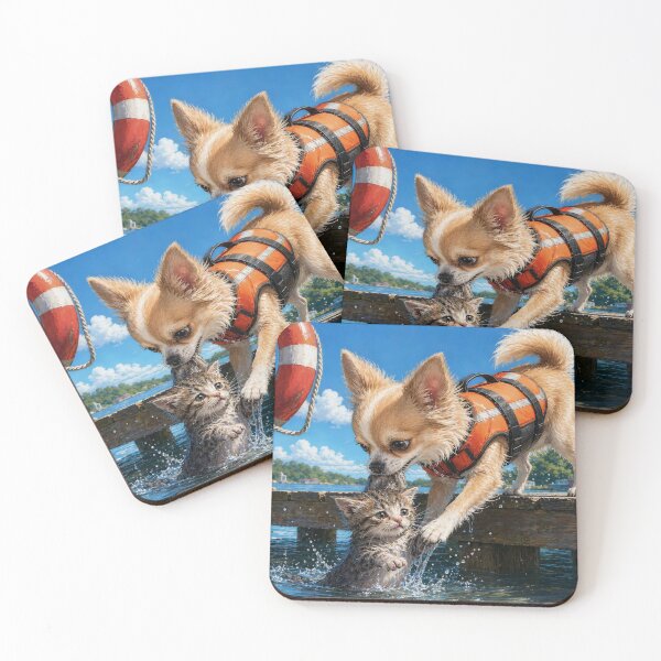 Item preview, Brave Chihuahua to the Rescue designed and sold by M-Y-A-R-T-.