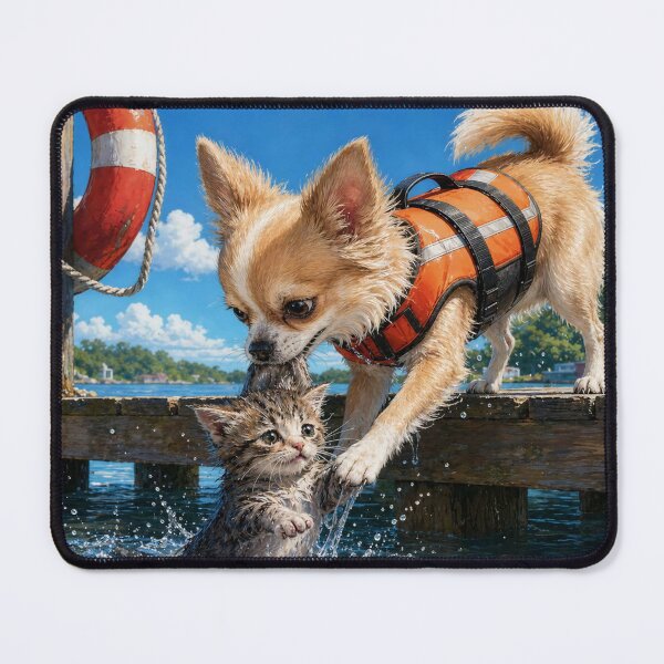 Item preview, Brave Chihuahua to the Rescue designed and sold by M-Y-A-R-T-.