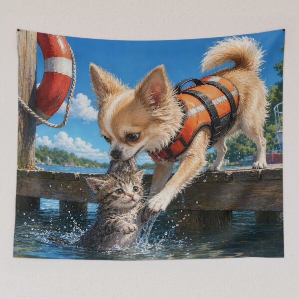 Item preview, Brave Chihuahua to the Rescue designed and sold by M-Y-A-R-T-.