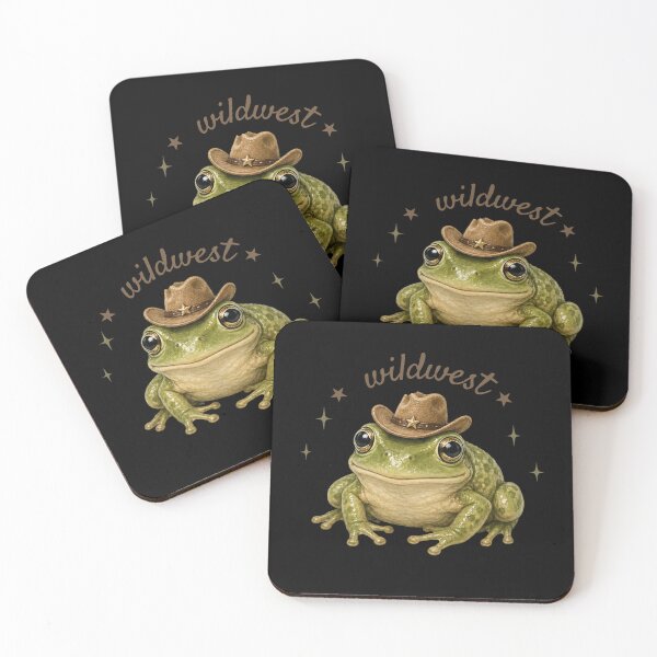 Item preview, Cowboy Frog Yeehaw Wild West Goblincore Aesthetic designed and sold by FitEnvy.