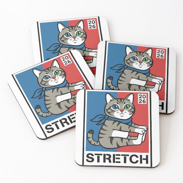 Item preview, Funny Cat Yoga Shirt – Cute Kitten Stretch Pose Gift for Yoga Lovers & Cat Moms" designed and sold by Dziridesign.