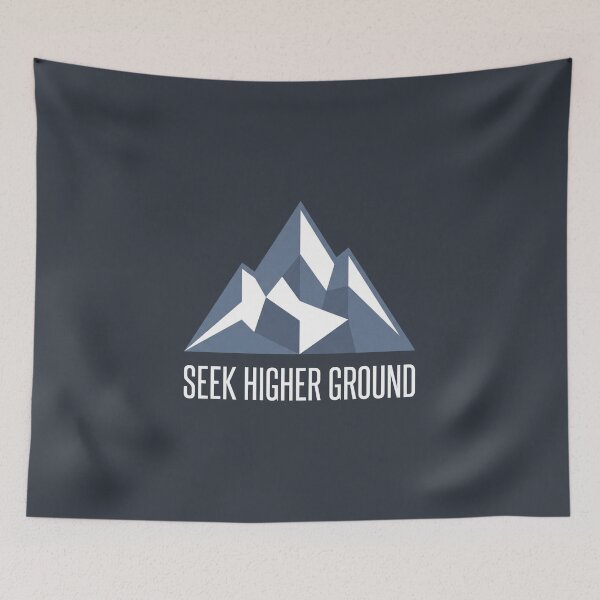 Item preview, Seek Higher Ground - On Every Mountain, In Every Moment designed and sold by Bebichic.