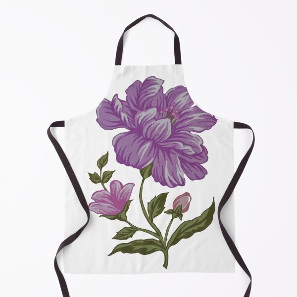 Item preview, Elegant Hand-Drawn Purple Floral Motif - Traditional Indian Art Style designed and sold by MrArt10K.