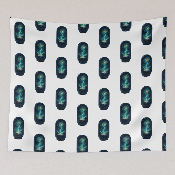 Item preview, Surreal Dream Capsule – Galaxy Spiral Bedroom Aesthetic Art designed and sold by Byarasstudio.