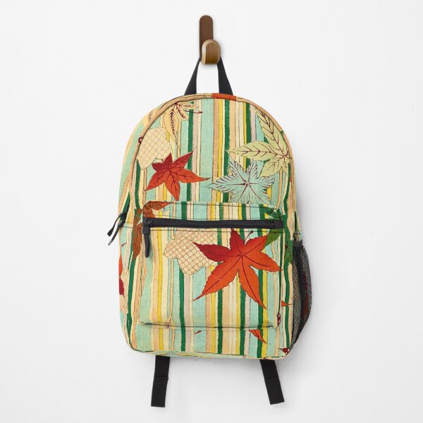 Item preview, Momiji — Japanese Autumn Maple Leaves on Stripe designed and sold by LouDSarG.