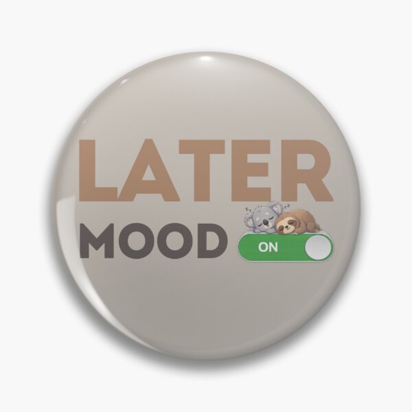 Item preview, Funny Procrastination Mood On Lazy Vibes designed and sold by EAH.