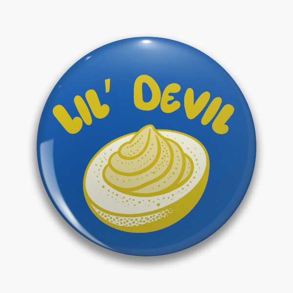 Item preview, Little Devil Egg - retro cartoon style designed and sold by YonderAndBeyond.