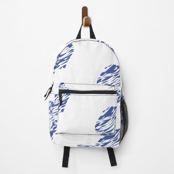 Item preview, Blue Abstract Animal Print Circle Pattern designed and sold by Theselinara.