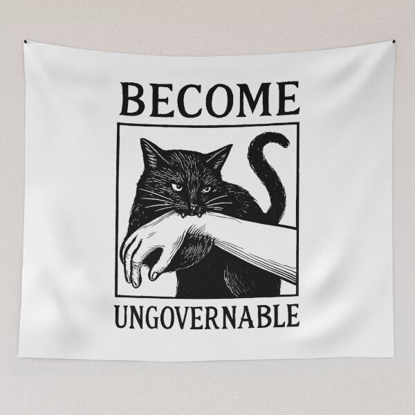 Item preview, Ungovernable Cat Rebellion Artwork designed and sold by SiarheiYur.