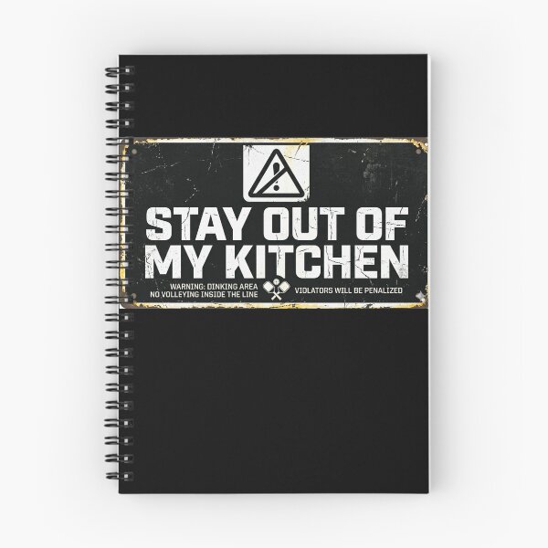 Item preview, Stay out of my kitchen - Bold Competitive Pickleball Athletic Design designed and sold by FitEnvy.