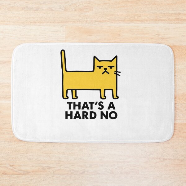 Item preview, Minimalist Grumpy Cat Yellow Silhouette designed and sold by SiarheiYur.