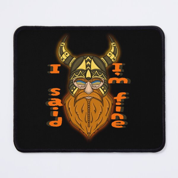 Item preview, Fearless Viking Warrior with Red Beard Valhalla Awaits Positive Strong Motivation T-shirt designed and sold by Maryart8.