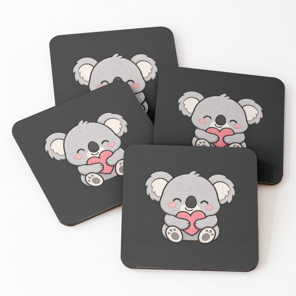 Item preview, Kawaii Hugging Koala Cute Cartoon Animal | Love Heart Koala Design designed and sold by ColorSplash123.