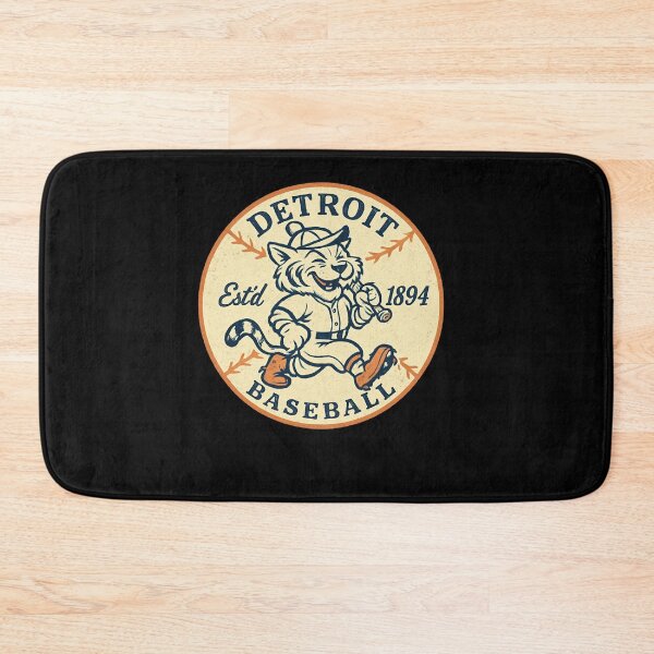 Item preview, Retro Detroit Baseball Cat Mascot designed and sold by SiarheiYur.