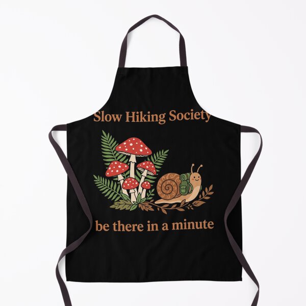 Item preview, Slow Hiking Society Be There In A Minute Funny Hiker Nature Lover Outdoor Adventure designed and sold by FormalDehyena.