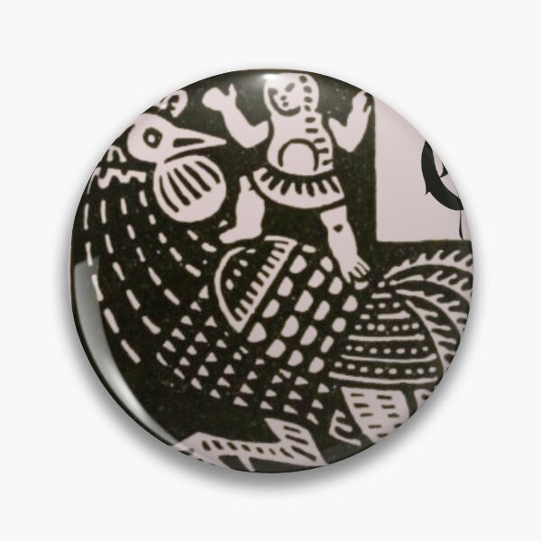 Item preview, Medieval Bestiary — Ancient Bird & Keeper Dark Woodcut designed and sold by LouDSarG.