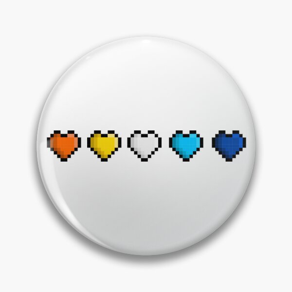Item preview, Pixel Aromantic Asexual Hearts designed and sold by HarveyHandcraftsandDesigns.