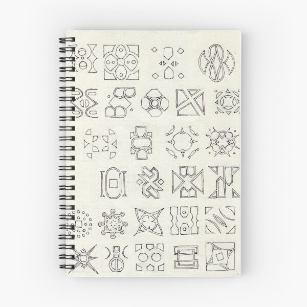 Item preview, Hand-Drawn Ballpoint Pen Symbols: Authentic Ink & Paper Texture Collection designed and sold by 90 A.