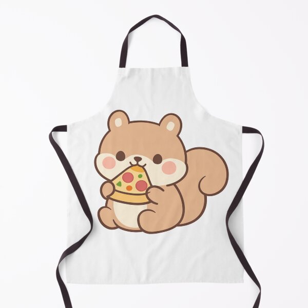 Item preview, Cute Kawaii Squirrel Eating Pizza Slice Funny Chubby Chipmunk Lover Gift designed and sold by Owcomm.