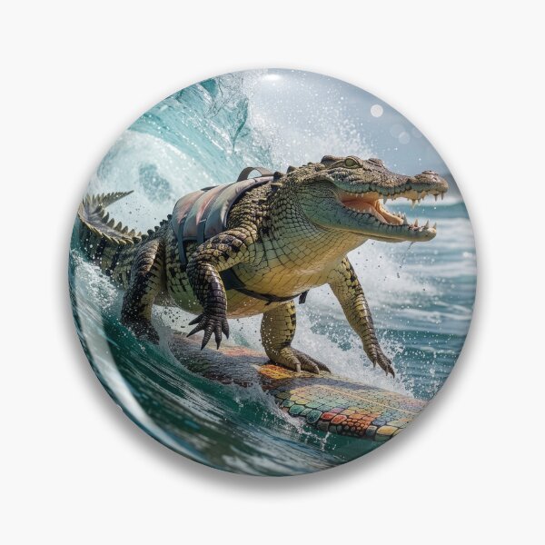 Item preview, Surfin' Crocodile designed and sold by Tridentulus.