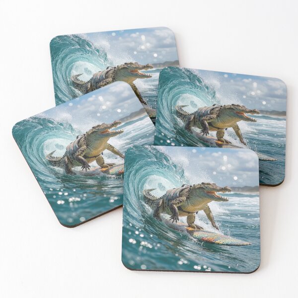 Item preview, Surfin' Crocodile designed and sold by Tridentulus.