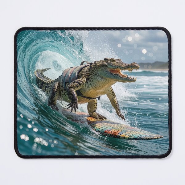 Item preview, Surfin' Crocodile designed and sold by Tridentulus.