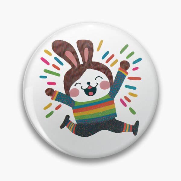 Item preview, Cheerful rabbit. Cute cartoon bunny on a white background designed and sold by ArtEventET.