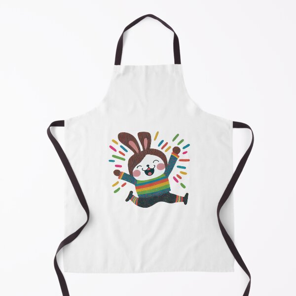Item preview, Cheerful rabbit. Cute cartoon bunny on a white background designed and sold by ArtEventET.