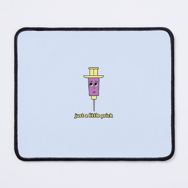 Item preview, Just a Little Prick | Cute Funny Syringe Cartoon | Medical Humor Design designed and sold by Medico Design .