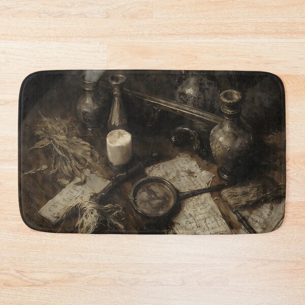 Item preview, Alchemist Table With Magic Potions And Scrolls designed and sold by DarkHolyQueen.