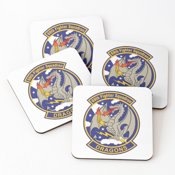 Item preview, 69th Fighter Squadron Emblem - Werewolf to Dragon Legacy designed and sold by CharlieDesings.