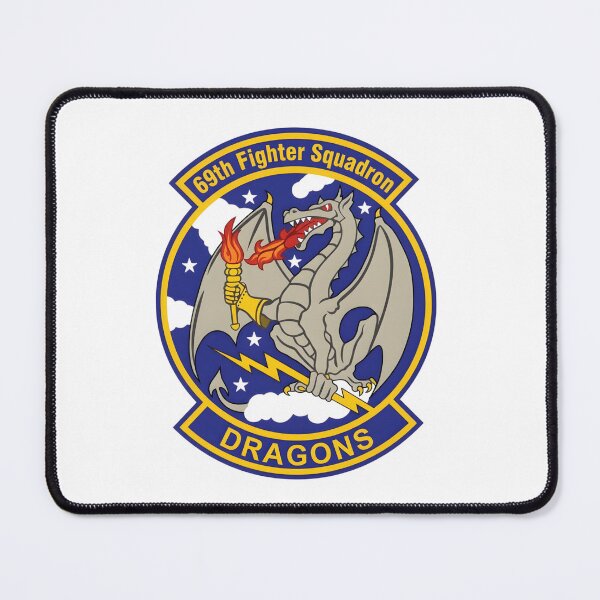 Item preview, 69th Fighter Squadron Emblem - Werewolf to Dragon Legacy designed and sold by CharlieDesings.
