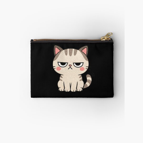 Item preview, Kawaii Grumpy Cat Cute Cartoon Animal | Funny Meme Cat Design designed and sold by ColorSplash123.