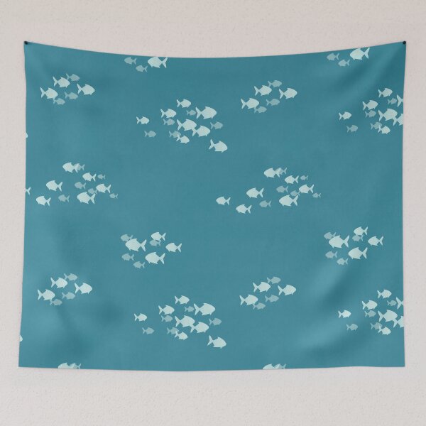 Item preview, Schools of Fish  designed and sold by birchandbirdbk.