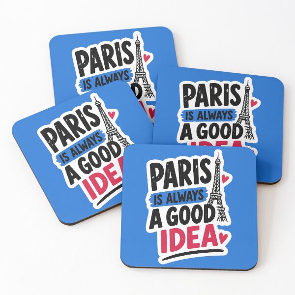 Item preview, Paris France Travel Quote Sticker – “Paris Is Always a Good Idea” designed and sold by Olivra.