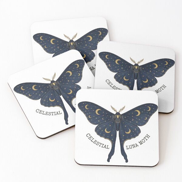 Item preview, Celestial Luna Moth Illustration designed and sold by StickyGuys.