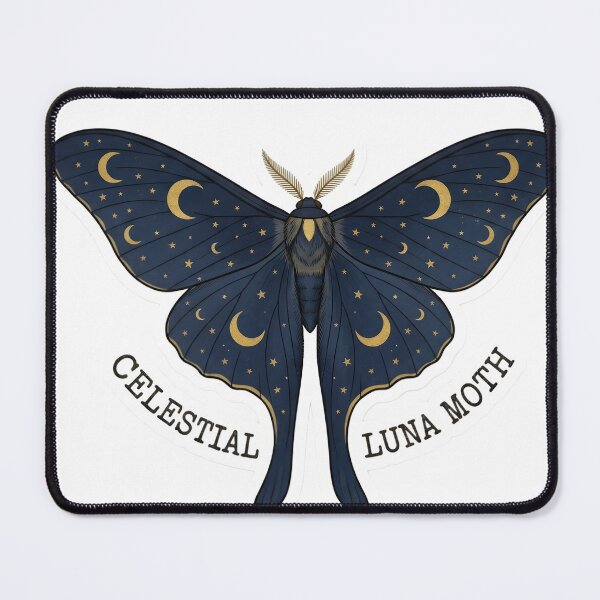 Item preview, Celestial Luna Moth Illustration designed and sold by StickyGuys.