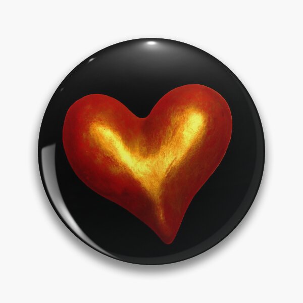 Item preview, Red and Gold Heart designed and sold by rufpeg.
